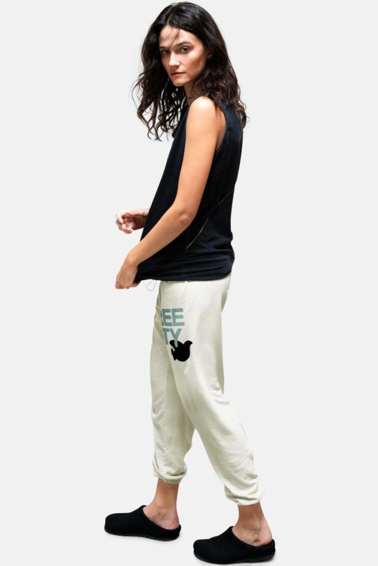  프리시티 스트레이트 팬츠 라지 스웨트팬츠 본즈