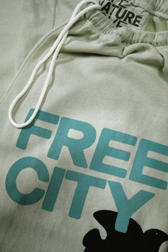  프리시티 스트레이트 팬츠 라지 스웨트팬츠 본즈 - FREECITY