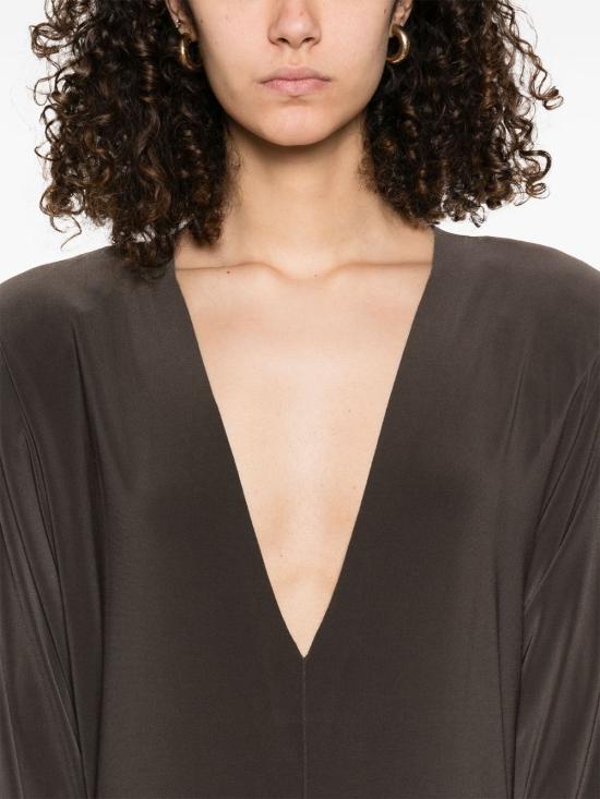 25SS 노마카말리 수트 세트 KK424JPLG63823 ESPRESSO Brown - NORMA KAMALI