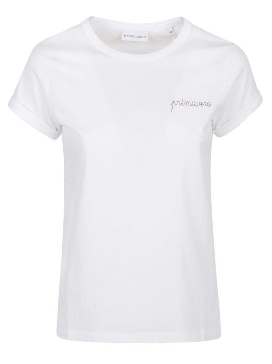 25SS 메종 라비쉬 반팔 티셔츠 POITOU PRIMAVERA WHITE White