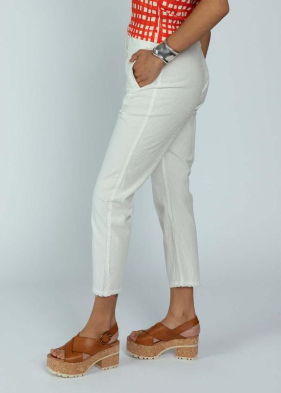  에이치플러스 하노 베셀 크롭 팬츠 H+ 한노 베셀 필란트라 시어서커 팬츠 내추럴 - H+ HANNOH WESSEL