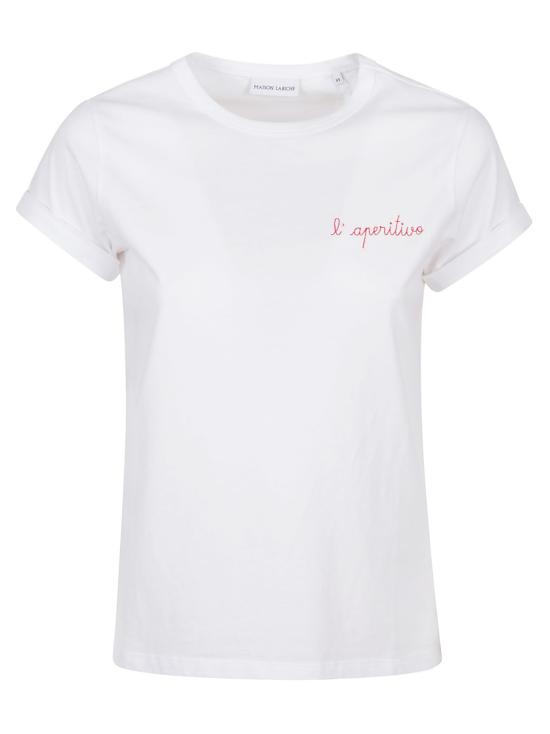 25SS 메종 라비쉬 반팔 티셔츠 POITOU APERITIVO WHITE White