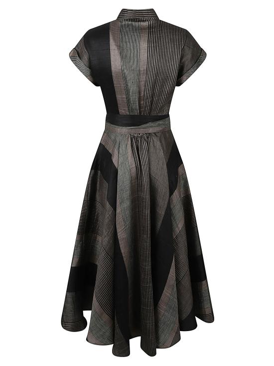  사라로카 롱 원피스 DANIELLE 85 998 Beige nero - SARA ROKA