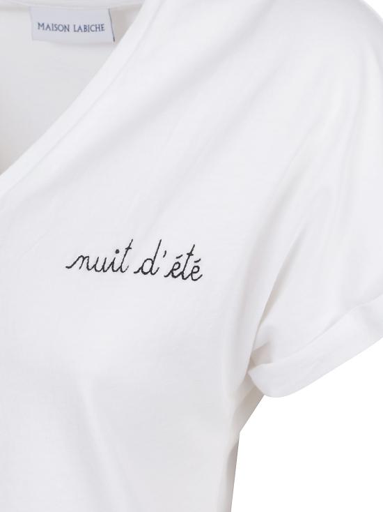 25SS 메종 라비쉬 반팔 티셔츠 CHATEAU NUIT WHITE White - MAISON LABICHE