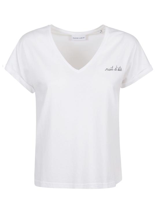 25SS 메종 라비쉬 반팔 티셔츠 CHATEAU NUIT WHITE White