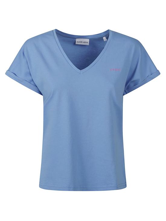 25SS 메종 라비쉬 반팔 티셔츠 CHATEAU AMOUR AZUR Clear Blue