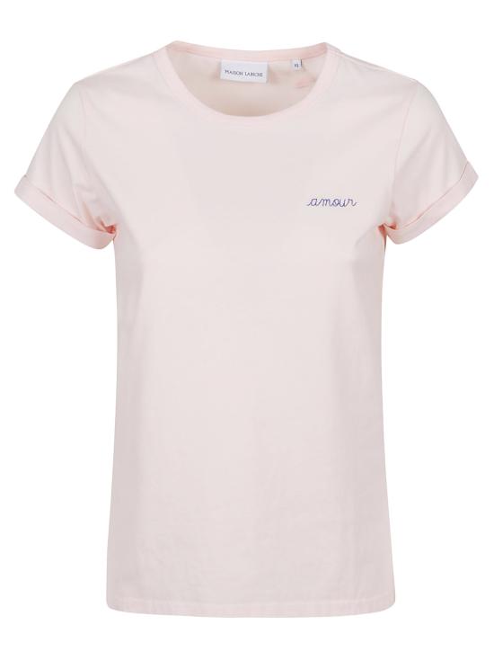 25SS 메종 라비쉬 반팔 티셔츠 POITOU AMOUR pink Pink