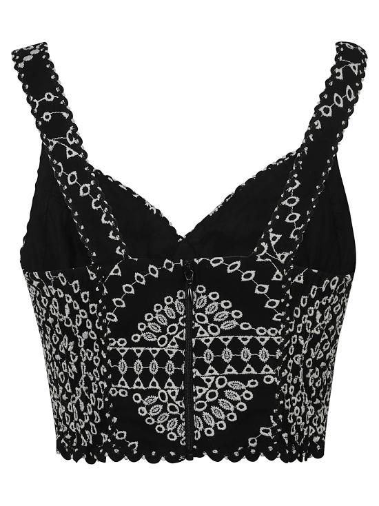 25SS 차로루이즈 민소매 티셔츠 254100 GOLDIE BLACK Black - CHARORUIZ