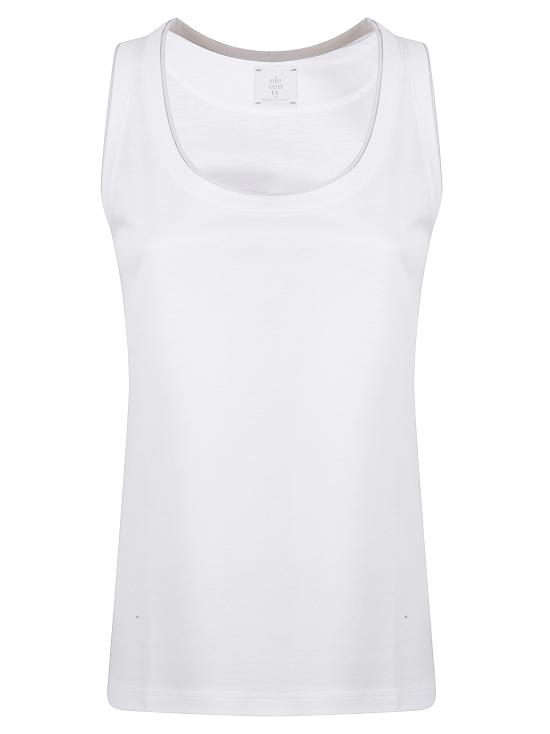 25SS 일레븐티 민소매 티셔츠 K80TSHI05 N TES0K299 01 75 Bianco perla