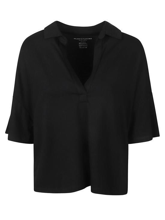 25SS 마제스틱필라쳐 반팔 티셔츠 M001 FPO024 002 Black