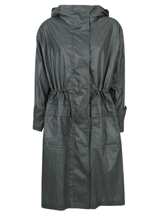 25SS 페이 코트 NAW15503100WYTV803 MUSCHIO Green