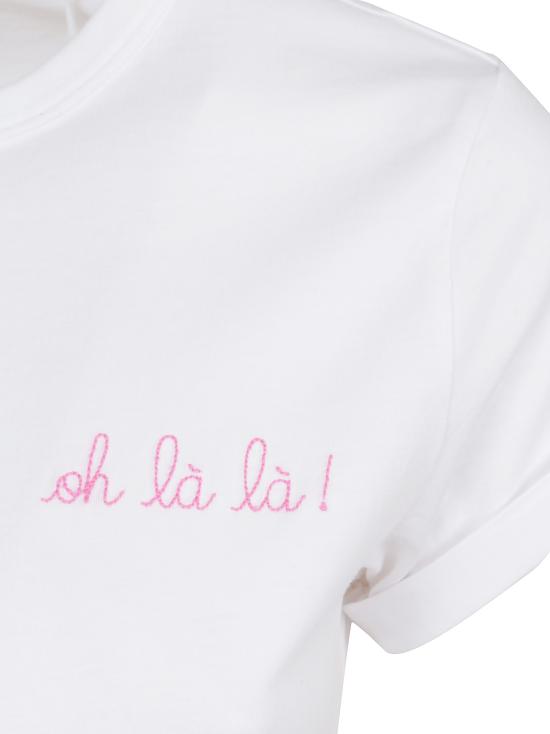 25SS 메종 라비쉬 반팔 티셔츠 POITOU OH LA LA WHITE White - MAISON LABICHE
