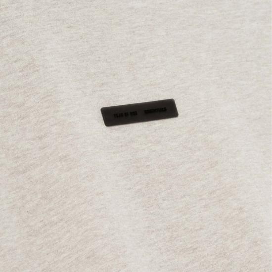  피어오브갓 반팔 티셔츠 Fear Of God 빈티지 핏 티셔츠 헤더 스톤 - FEAR OF GOD