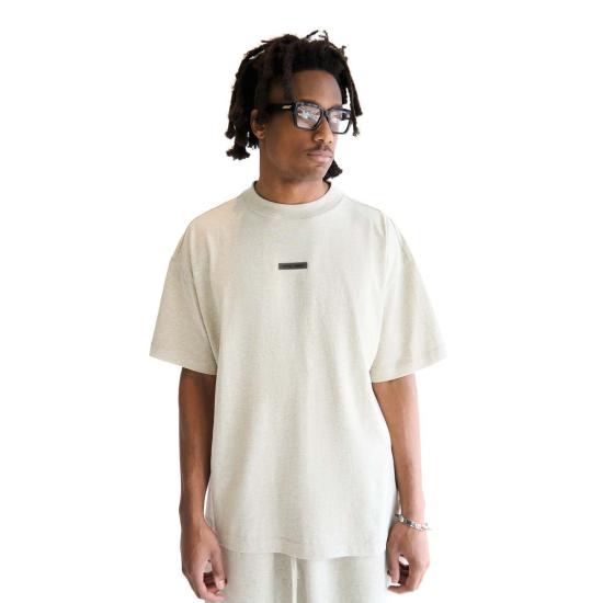  피어오브갓 반팔 티셔츠 Fear Of God 빈티지 핏 티셔츠 헤더 스톤