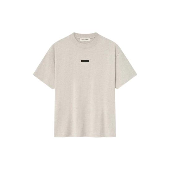  피어오브갓 반팔 티셔츠 Fear Of God 빈티지 핏 티셔츠 헤더 스톤 - FEAR OF GOD