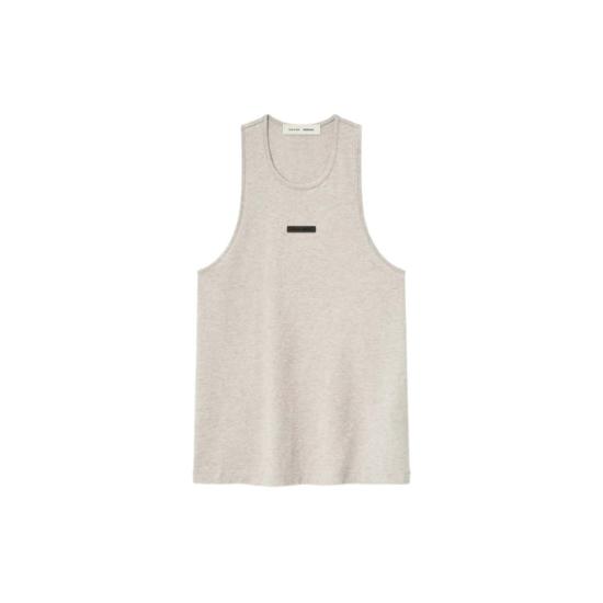  피어오브갓 후드 티셔츠 피어 오브 갓 빈티지 핏 탱크 헤더 스톤 - FEAR OF GOD