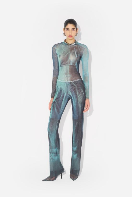 25FW 장 폴 고티에 레깅스 25 03 W TR019 M004P 5557 Indigo vintageblue - JEAN PAUL GAULTIER