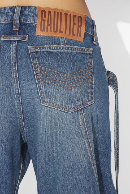 25FW 장 폴 고티에 데님 팬츠 25 03 W TR009 D024 57 Vintage blue - JEAN PAUL GAULTIER