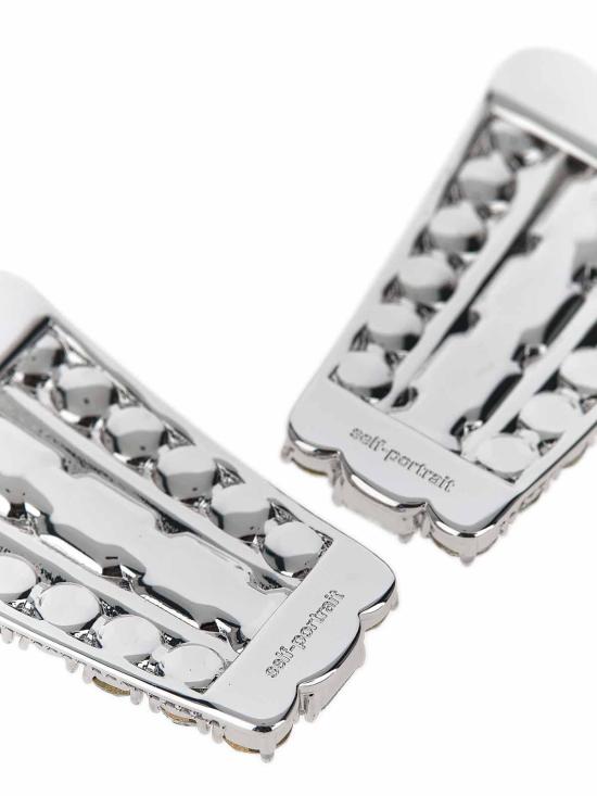 25FW 셀프 포트레이트 이어링 PF25605ESLSILVER Silver - SELF PORTRAIT