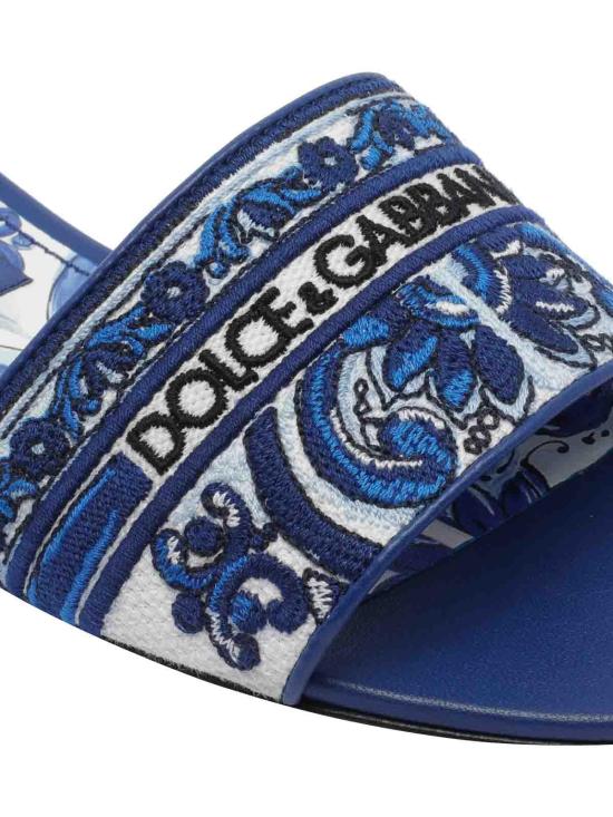  돌체앤가바나 뮬/슬리퍼 CQ0571AV804HA3OB Blue - DOLCE & GABBANA