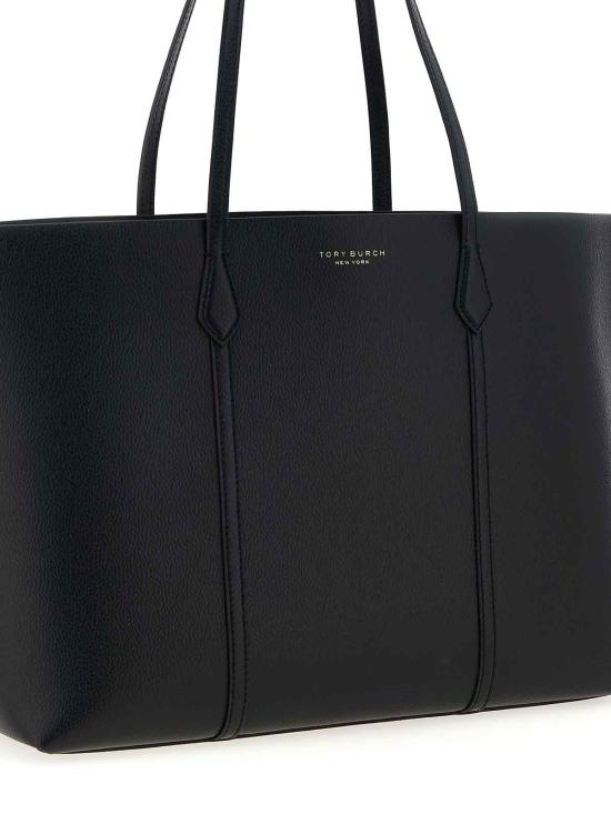 26FW 토리버치 레더 페리 토트백 169476001 Black - TORY BURCH