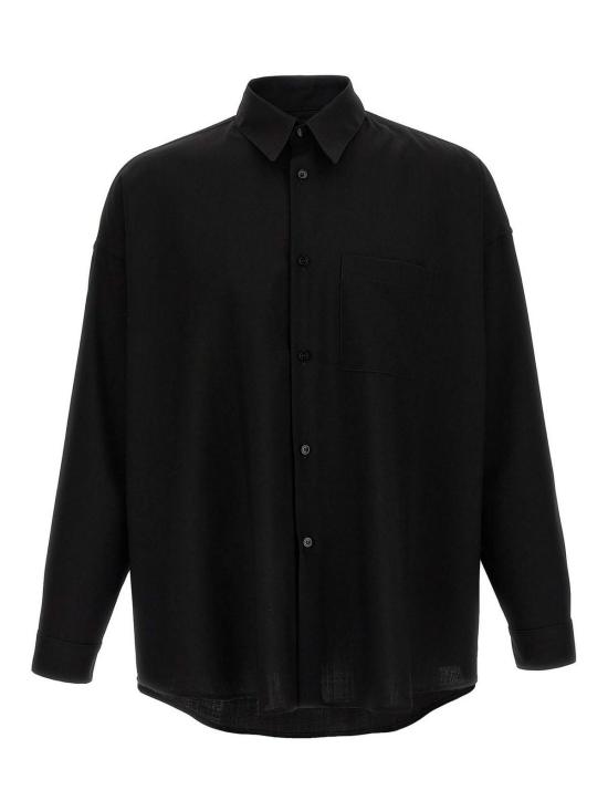  마르니 긴팔 셔츠 CUMU0061X3TW83900N99 Black