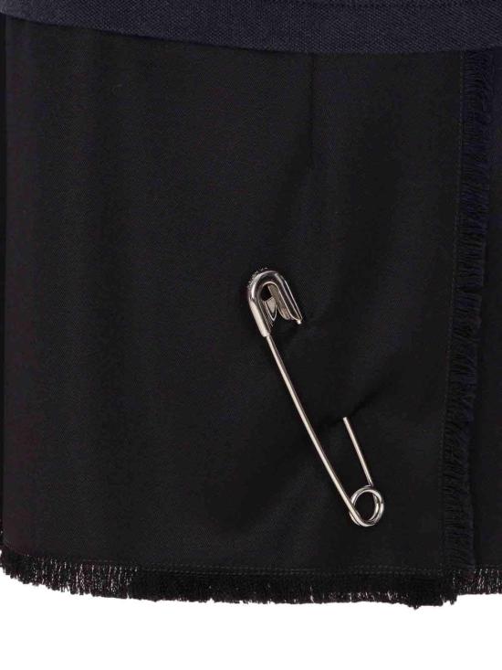 25FW 발렌시아가 미디 스커트 838784TOT031000 Black - BALENCIAGA