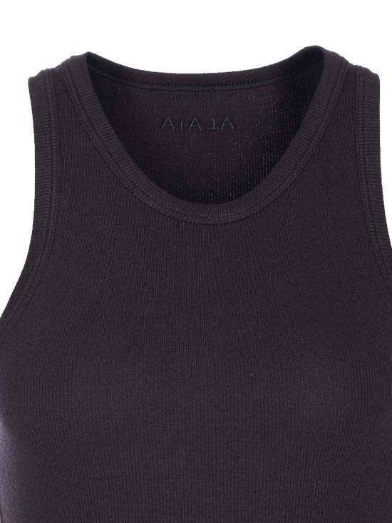  알라이아 바디수트 티셔츠 AA9B0382J085B995 Black - ALAIA