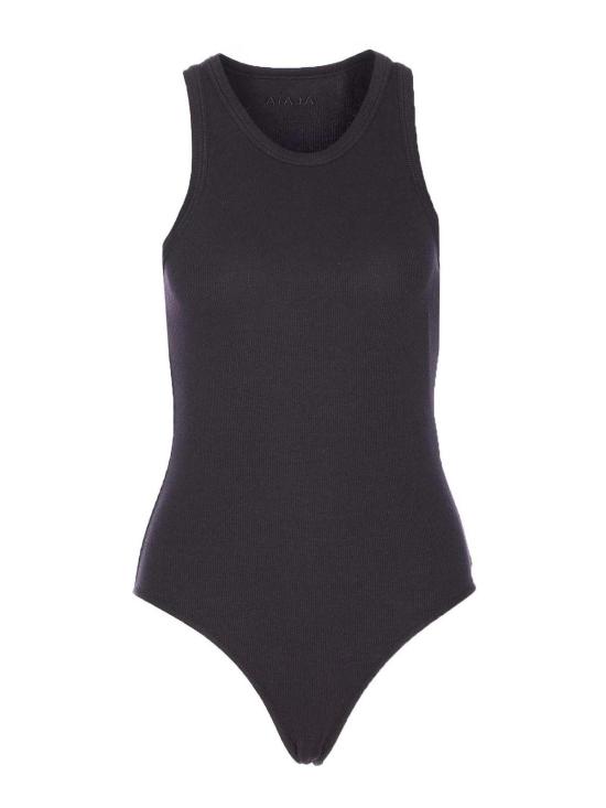  알라이아 바디수트 티셔츠 AA9B0382J085B995 Black