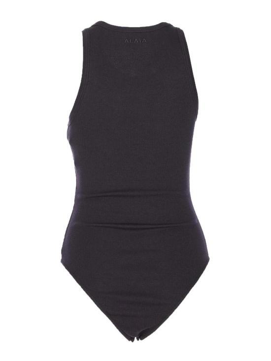  알라이아 바디수트 티셔츠 AA9B0382J085B995 Black - ALAIA