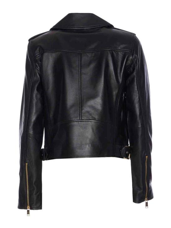  마이클 코어스 바이커 자켓 MT520IE8RK001 Black - MICHAEL KORS