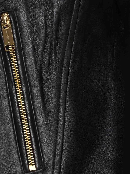  마이클 코어스 바이커 자켓 MT520IE8RK001 Black - MICHAEL KORS