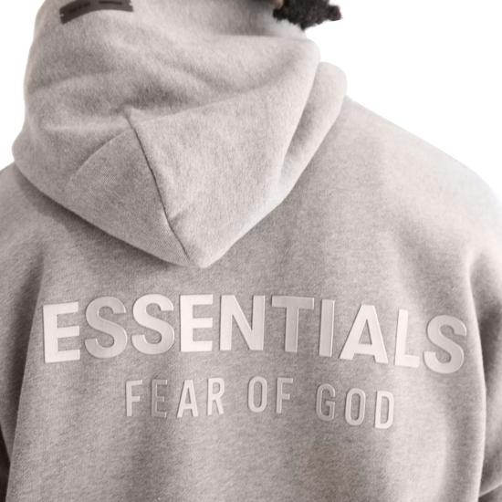  피어오브갓 터틀넥 피어 오브 갓 클래식 핏 플리스 후드 홈스테드 헤더 - FEAR OF GOD