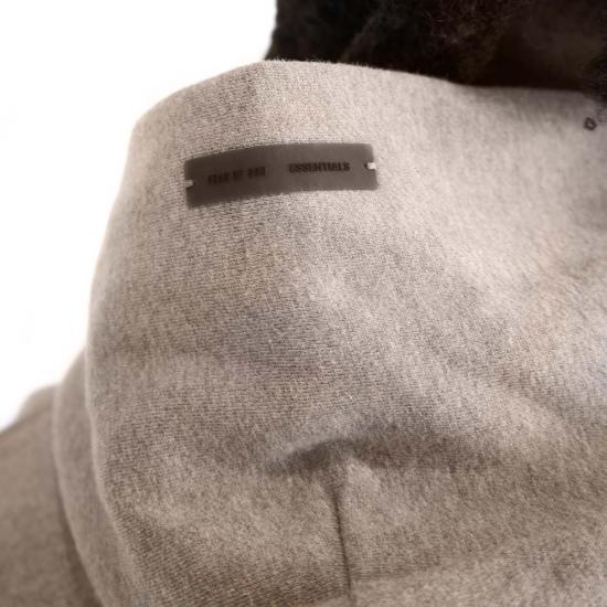  피어오브갓 터틀넥 피어 오브 갓 클래식 핏 플리스 후드 홈스테드 헤더 - FEAR OF GOD