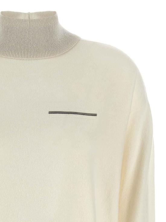 25FW 페세리코 터틀넥 A99286F12K9010B03B White - PESERICO