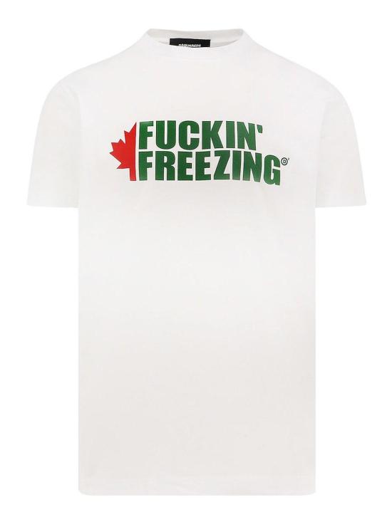 25FW 디스퀘어드2 반팔 티셔츠 S74GD1450D20020100 White