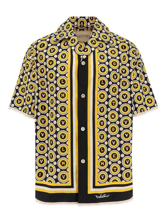 25FW 발렌티노 가라바니 반팔 셔츠 7V3AA111AYQCLP Black