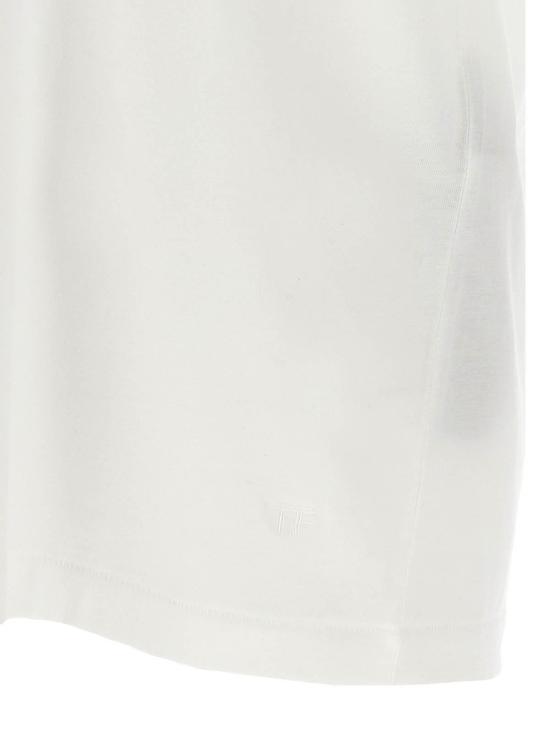 25FW 톰포드 반팔 티셔츠 JCS004JMT012AW002 White - TOMFORD