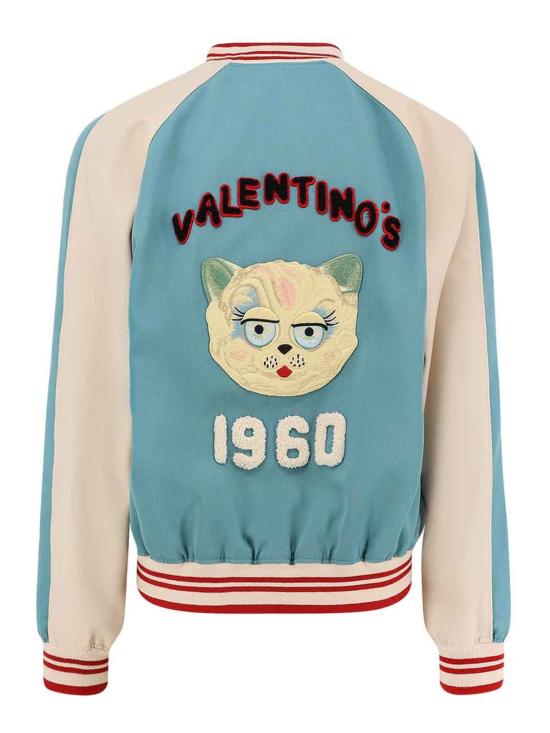  발렌티노 가라바니 봄버 자켓 7V3CIP634K8DYA Blue - VALENTINO GARAVANI