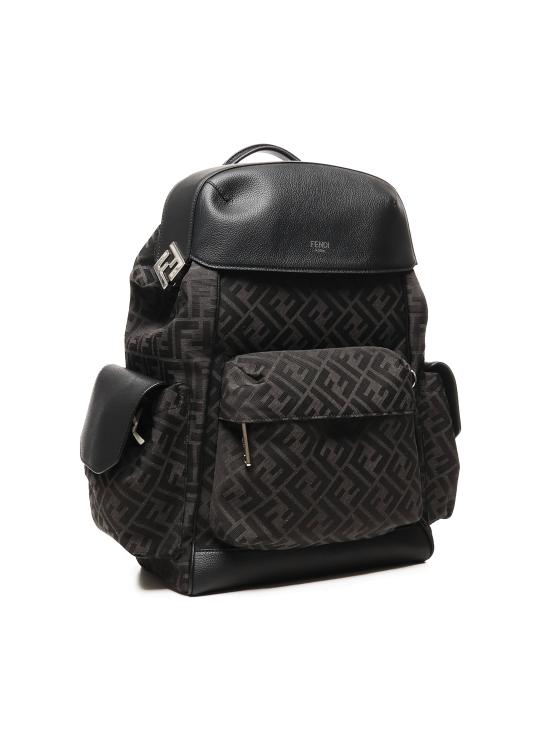 25FW 펜디 백팩 7VZ084 ASLEF0R2K BLACK GREY - FENDI