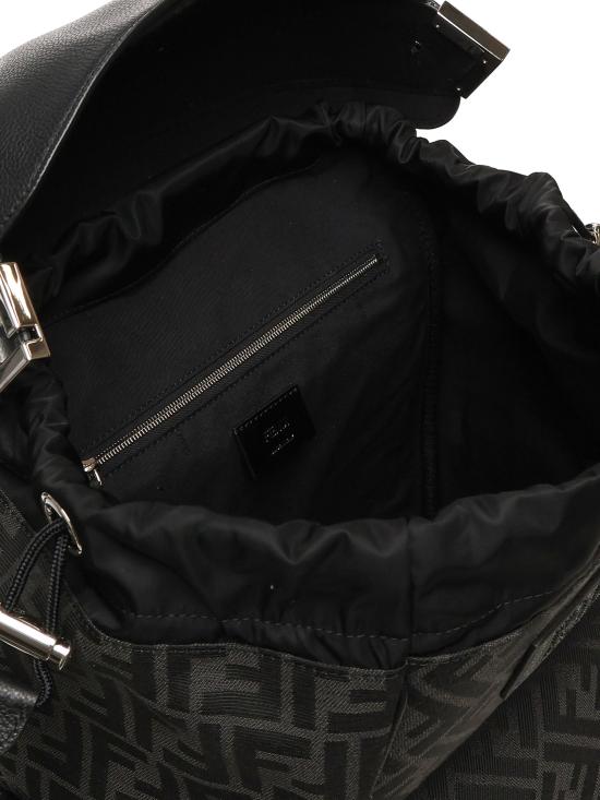 25FW 펜디 백팩 7VZ084 ASLEF0R2K BLACK GREY - FENDI