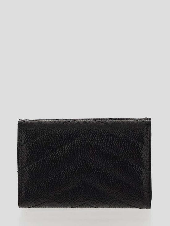 25SS 생로랑 그랑 드 뿌드르 카산드라 마틀라세 오리가미 타이니 지갑 668274BOWA11000 Black - SAINT LAURENT