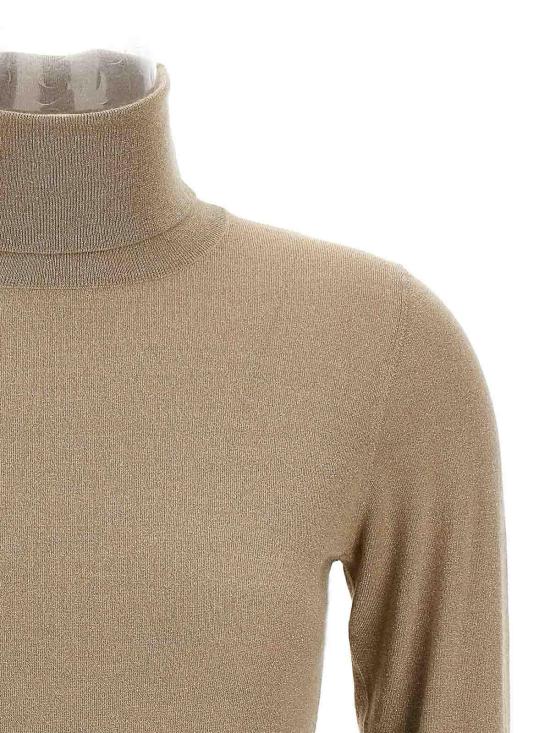  브루넬로 쿠치넬리 터틀넥 M41800063PC077 Gold - BRUNELLO CUCINELLI