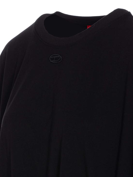  디젤 미디 스커트 A192320NIAX9XX Black - DIESEL