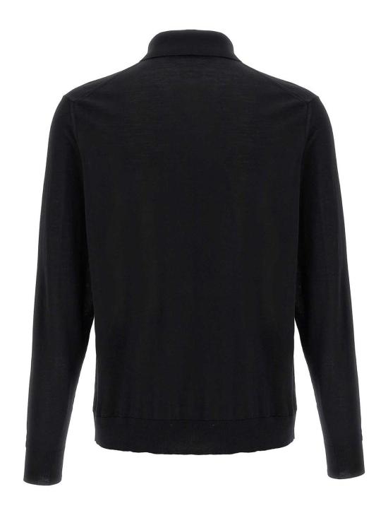 25FW 키톤 폴로 티셔츠 UMK0864K5008 Black - KITON