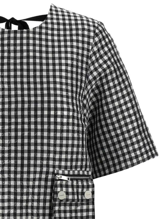  가니 숏 원피스 W0464099 White - GANNI