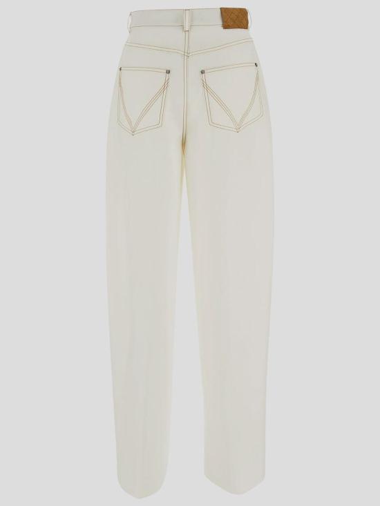 26SS 보테가베네타 스트레이트 팬츠 825519V0B309317 Light Grey - BOTTEGA VENETA