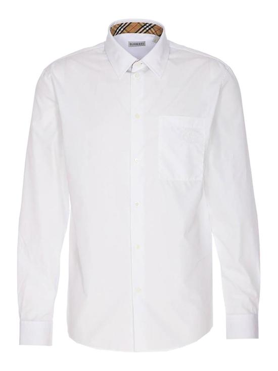  버버리 코튼 포플린 셔츠  8113135 White