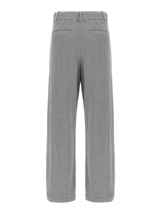 25FW 브루넬로 쿠치넬리 스트레이트 팬츠 MP930SN999C4527 Silver - BRUNELLO CUCINELLI