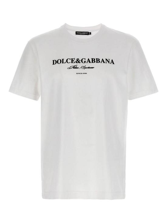 26SS 돌체앤가바나 반팔 티셔츠 G8RN8TG7O9YW0800 White